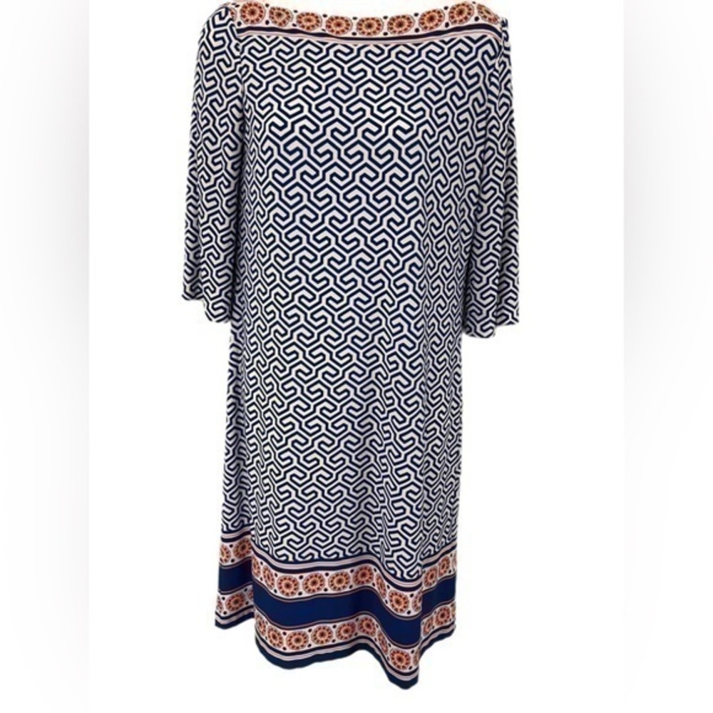 Donna Morgan Greek Key Dress